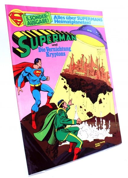 DC Comics Superman Comic Sonderausgabe Nr. 5: Superman und die Vernichtung Kryptons! von Ehapa
